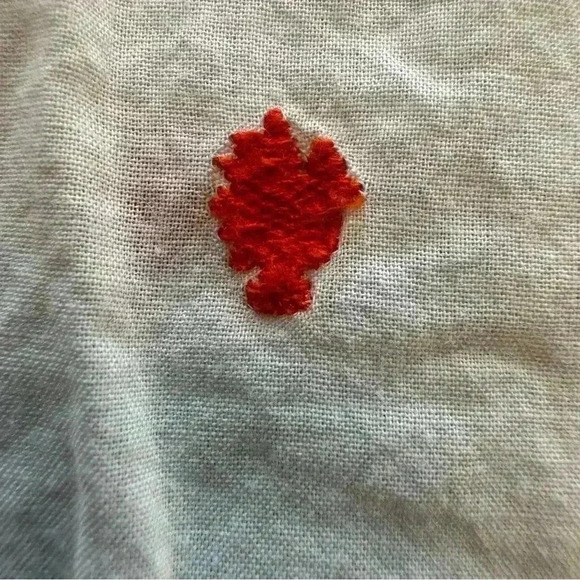 Thanksgiving Turkey Fall Ann Taylor Loft blouse size L oversized and fun wearing - Picture 6 of 10